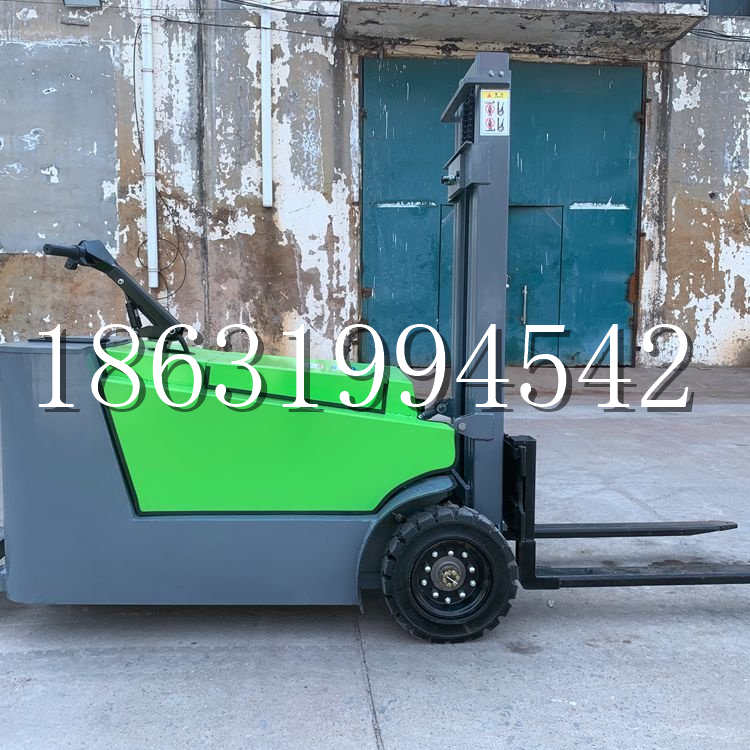 靖远县小型电动叉车1吨2吨步行站驾式电瓶堆高充电装卸车液压升降车铲车