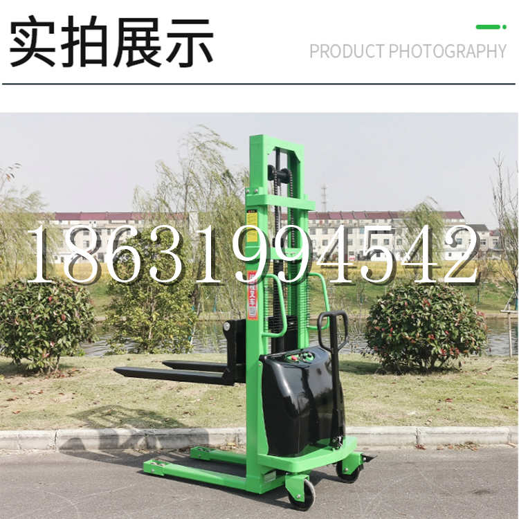靖远县电动叉车堆高车液压铲车电瓶1吨2吨站驾步行式小型全自动叉车
